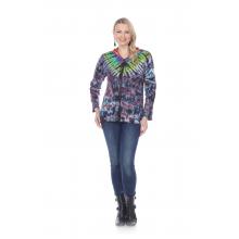 Embroidered Nepal Tie Dye Women's Jacket   SF103