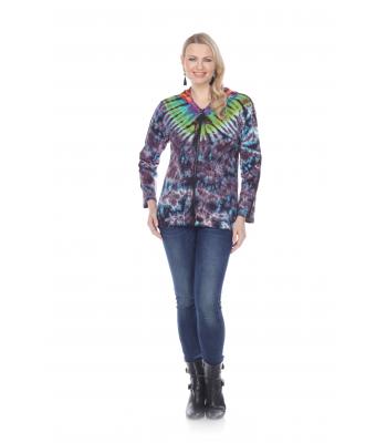 Embroidered Nepal Tie Dye Women's Jacket   SF103