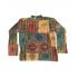 Cotton Patchwork  Pocket  Round Neck Three Button Summon Kurtha (SL501)