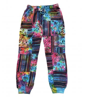 Cotton Multi Color DP Patchwork Himalaya Yoga Pant SR149