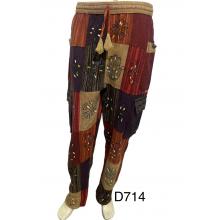 Cotton Multi Mountain Box Pocket Pant D714