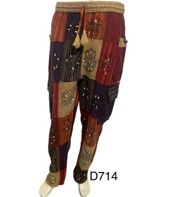 Cotton Multi Mountain Box Pocket Pant D714