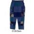 Cotton Patchwork Multi Color Yoga Pant D728