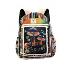 Hemp Mushroom Peace Backpack FB123