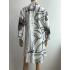 Women's B/W Floral Button Cardigan Jacket KE2432