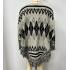 Women's Round Neck Sleeve Diamond Round Neck Poncho KF23430