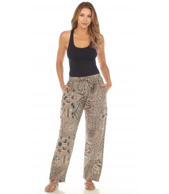 Cotton Multi Grey Yoga Pant NC2020
