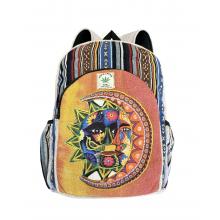 Cotton Hemp Tie Dye Sun Moon Backpack RIB2286