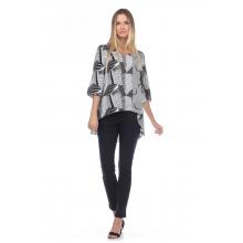Women Black White Tops  KE77
