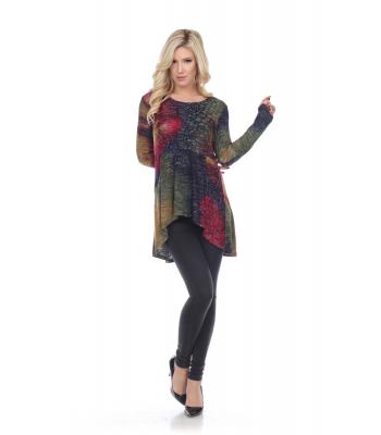 3/4 Sleeve Tunic Top (KV202107)