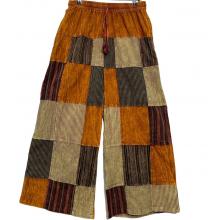 Cotton Multi Patchwork Mountain Palazzo Pant D1019