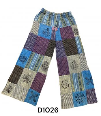 Purple Lake Palazzo Pant D1026 