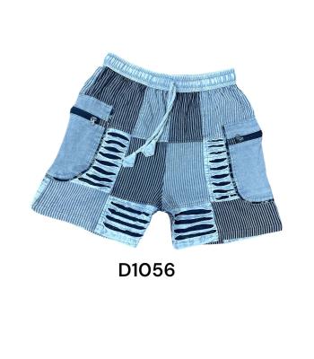 Cotton Multi Patch Razor Work Zip Pocket Silver Short D1056
