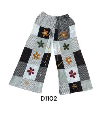 Crazy Artwork Floral Pant D1102