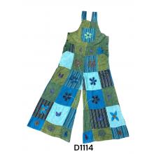 Flowers Jumpsuit Overall D1114