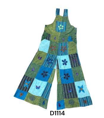 Flowers Jumpsuit Overall D1114