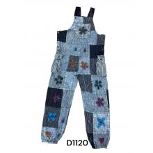 Artwork  Floral  Jumpsuit Overall D1120