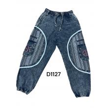 Peace and Om Box Pocket Yoga Pant D1127