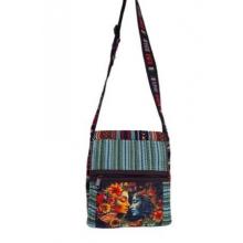 Cotton Multi Color Floral Sun Moon Mini File Bag FB251