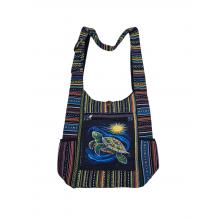 Cotton Multi Color Side Two Pocket Turtle Bag KFC2864