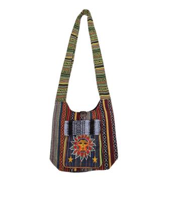 Cotton Multi Color Pocket Sun Mini Bag KFC2867 