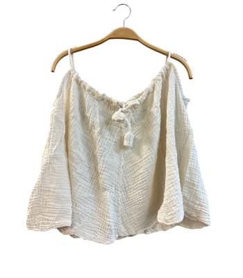 Cotton Draw String OS Boho Top KTK425