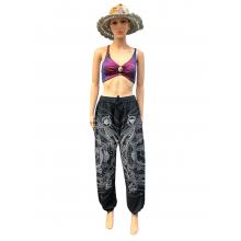 Cotton Black and White Single Shyama Buddha Eye Universe Yoga Pant NC2027