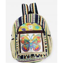 Cotton Hemp Himalayan Opera Angel Butterfly Backpack RIB24532