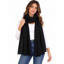 Exclusive Cashmere Scarf PR1 Black