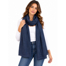 Exclusive Cashmere Scarf PR1 Blue