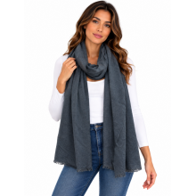 Exclusive Cashmere Scarf PR1 Gray