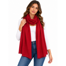 Exclusive Cashmere Scarf PR1 Red
