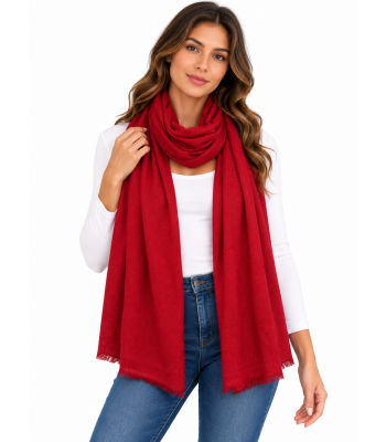 Exclusive Cashmere Scarf PR1 Red