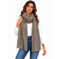Exclusive Cashmere Natural Stole PR3DarkBrown