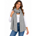 Exclusive Cashmere Natural Stole PR3Grey
