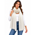 Exclusive Cashmere 8ply Scarf Stole PR4 Off-white