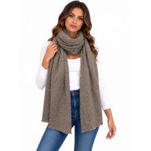Exclusive Cashmere  Muffler PR6 Dark-brown