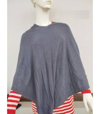 Cashmere Knitted Poncho (PS19)