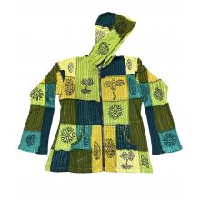 Cotton Patchwork Emb Jacket D981