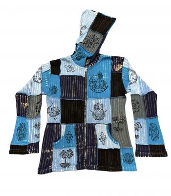 Cotton Patchwork Emb Jacket D982 