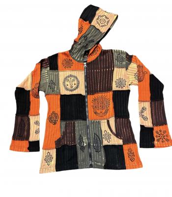 Cotton Patchwork Emb Jacket D983 