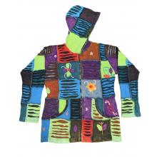Cotton   Patchwork  Razor Cut Jacket DI76