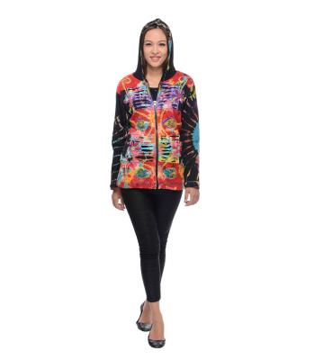 Women's Emb Tie Dye Jacket (LF64)