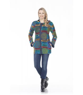 Cotton Multi Patch Women's Jacket (R1040)