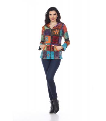 Cotton Flower Emb Jacket SF480