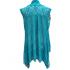 Women Net  Lace  Open front Cardigan Vest  FC50 Turquoise