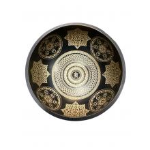 Tibetan Antique Laser carving Singing Bowl SB11