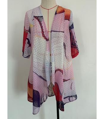 Multi Color Open Cardigan  RK2195