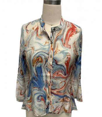 Women's Multi Patch Tunic Shirt (KBS2207)