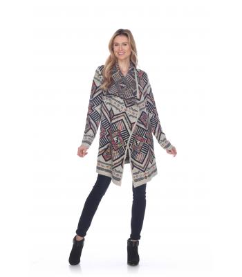 Lady's Woven Sweater  KF9201